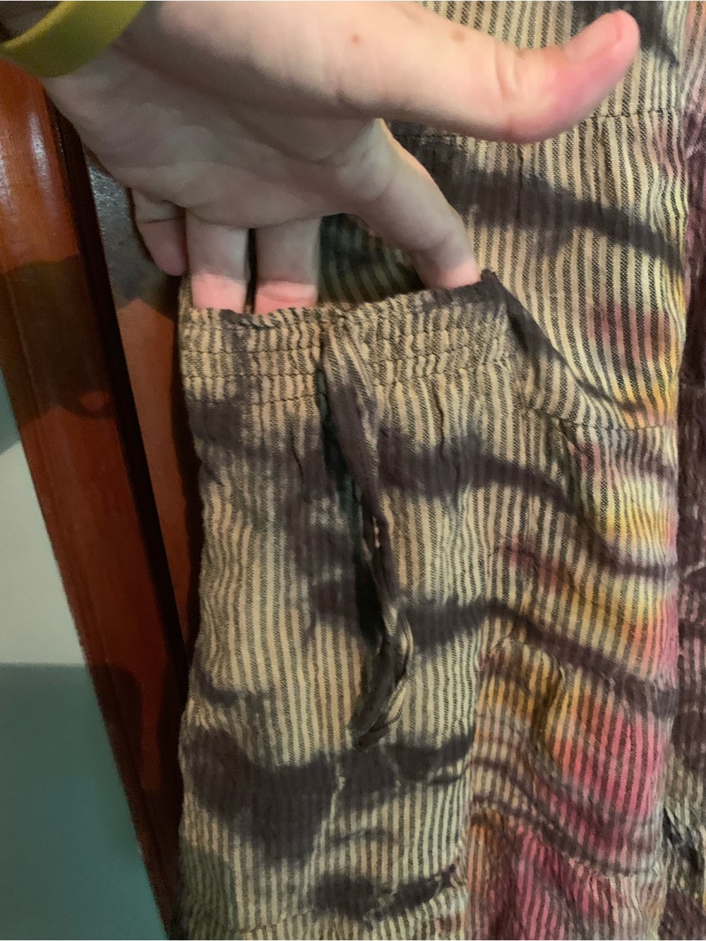 Tie-Dye Smocked Strap Maxi Dress - Multi Color - Picture 2 of 4